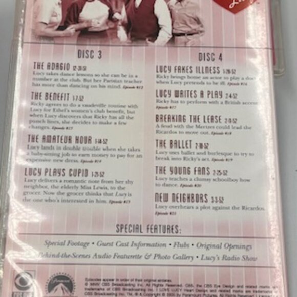 I‎ Love Lucy 7 DVD Boxed Set Season 1 With 35 Episodes English and Spanish - Picture 7 of 8
